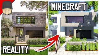 Minecraft Lets Build Modern House 8  Part 1 [upl. by Hterag]