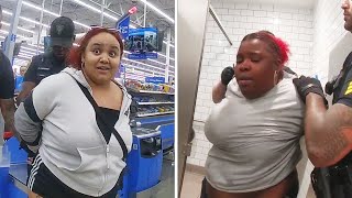 Walmart Shoplifting Sisters Go Nuts When Caught [upl. by Sidhu403]