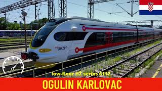 Cab ride Ogulin  Karlovac Croatian Railways  train drivers view in 4K [upl. by Phil]