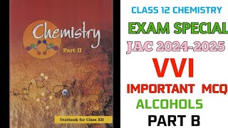 Chemistry class 12 AlcoholPhenolEther MCQs with explanation Part B [upl. by Cresa]