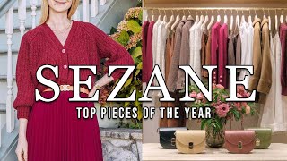 SEZANE Haul  Sezane Best Pieces Of The Year Review [upl. by Anikes947]