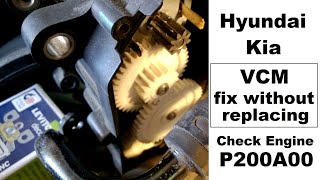 Hyundai Kia 0 VCMA fix P200A00 check engine quotintake manifold runner performance Bank1quot [upl. by Merry751]