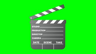 Clapperboard flap greenscreen [upl. by Ulla]