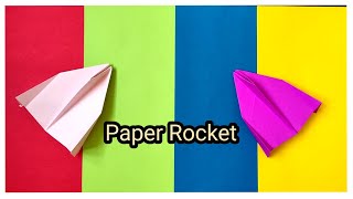 Making paper Rocket  Easy paper Rocket  Origami Rocket  Simple paper craft and art  Mini art [upl. by Laure718]