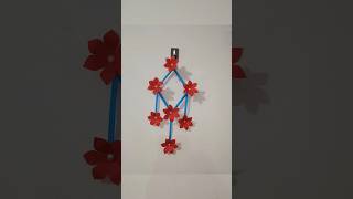 Wall hanging craft ideaswallhanging shortsfeedshortvideoviralvideoviralshort [upl. by Anyg628]