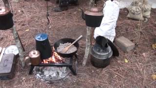 Champoeg Living History Fur Trappers Encampment 2016 [upl. by Enneiviv]