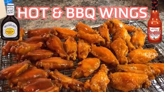 How to make hot wings amp bbq wings quick n simple [upl. by Selina205]