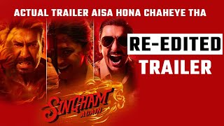 ReEdited Trailer in less than 1 hr  Singham Again [upl. by Josee]