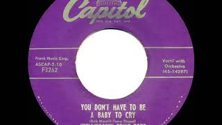 1955 Tennessee Ernie Ford  You Don’t Have To Be A Baby To Cry [upl. by Siurtemed]