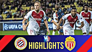 Monaco VS Montpellier  Highlights  France Ligue 1  29 September 2024 [upl. by Aitsirhc770]