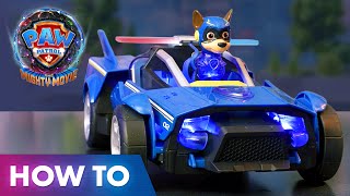 Chase Mighty Transforming Cruiser How To Play  PAW Patrol  Toys for Kids [upl. by Moyers296]