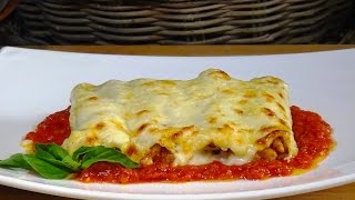 Canelones de pollo con setas portobello  La Cocina de Loli Domínguez Loli Domínguez [upl. by Aihsemot]