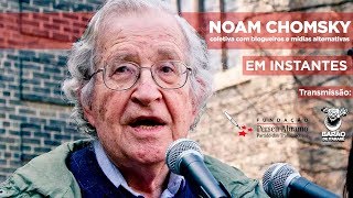 AOVIVO  Noam Chomsky em coletiva com mídias alternativas [upl. by Riba]