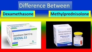 Difference Between Dexamethasone and Methylprednisolone [upl. by Eelnodnarb139]