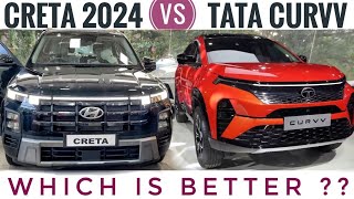 Hyundai Creta Vs Tata Curvv best SUV Segment Cars 🔥 Which one is better ✅ amp Budget Friendly 🙂 [upl. by Yelda]