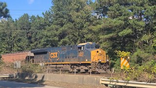 CSX M653 Helene Reroute at North Collier Petersburg VA 10052024 [upl. by Piers]