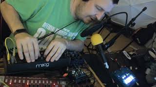 AutoHot  Накрыло Волной Official Music Video  Minimal Techno  Moog DFAM [upl. by Anayhd597]