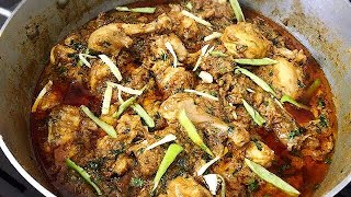 Chicken Karahi For 10 People  Chicken Karahi  How To Make Chicken Karahi English Subtitles [upl. by Garrek]