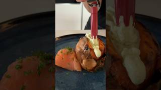 👉 Süsskartoffeln mit Kräuterfrischkäse und Lachs rezept recipe youtubeshorts food cooking [upl. by Inaliel961]