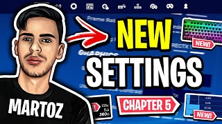 Martoz NEW Settings in Fortnite Chapter 5 BEST STRETCH RES [upl. by Slavin]