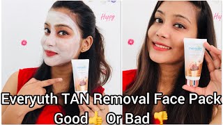 Everyuth TAN Removal Face Pack REVIEW  Good 👍 Or Bad 👎 Cherry’s World [upl. by Nollat]