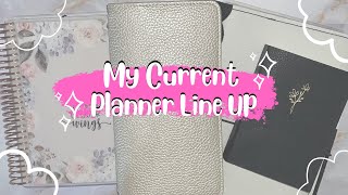 Sharing with you my current planner line up  Everyday Planner Everyday Carry amp Memory Planner [upl. by Surdna154]