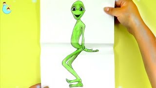 ¡MUEVE TU COLITA Abre boca DIBUJO de Alien Popoy  DAME TU COSITA  LUNA MIA DIBUJOS [upl. by Einaeg366]