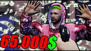 GTA 5 LIFE  LE METEMOS MULTA DE 65000 XDD  Nexxuz [upl. by Rases]