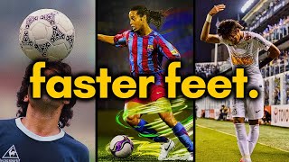 4 BEST Footwork Drills for FAST FEET [upl. by Aramad]