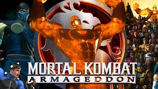 THE MK WITH LITERALLY EVERYONE IN IT MORTAL KOMBAT ARMAGEDDON [upl. by Arnaldo519]