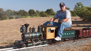 Firing up the Allen Models Fitchburg Northern Live Steam Locomotive [upl. by Nnaj]