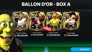 My Biggest Ever Ballon D’Or Pack Opening ft Gullit Messi Ronaldo Cruyff [upl. by Eyla]