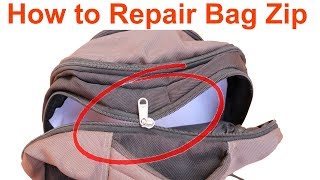 How to Repair a Bag Zip  Help in Tamil [upl. by Domineca]