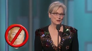 Meryl Streep SLAMS Trump In Golden Globes Acceptance Speech  Whats Trending Now [upl. by Ennaylime]