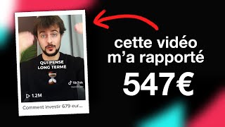 Gagner de l’argent sur TikTok en 2023 nouvelle monétisation [upl. by Nylrebmik336]