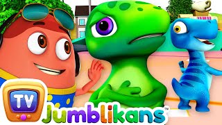 The Cheer Up Feelings Song with Jumblikans Dinosaurs  ChuChuTV Toddler Learning Videos [upl. by Aenel]