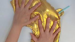 Deflate Foil Balloon Using Straw  Party Wholesale [upl. by Novanod]