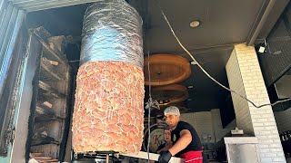 Selling 1 Ton per Day  INSANE Doner Kebab in Turkey  Turkish Street Food [upl. by Enuj]