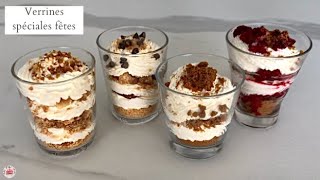 4 recettes de verrines sucrées pour le nouvel an [upl. by Waxman666]