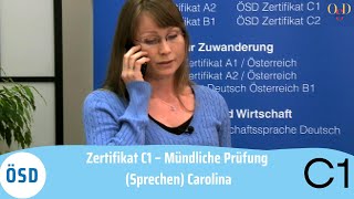 ÖSD Zertifikat C1 Mündliche Prüfung Sprechen [upl. by Legnaesoj434]