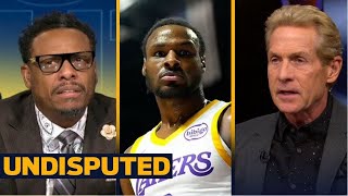 UNDISPUTED  Skip Bayless reacts to Jaylen Brown seemingly says “I don’t think Bronny is a pro” [upl. by Biggs]