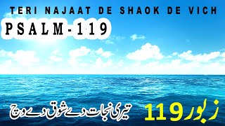 Zaboor 119  Psalm 119  Mazameer 119  Teri Najaat De Shaok De Vich  Geet Aur Zaboor  Lyrics [upl. by Asum354]