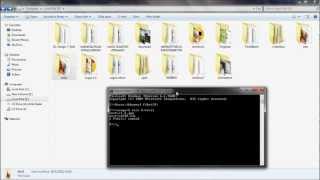 copy file to folder using CMD Xcopy [upl. by Limaj]
