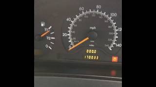 Mercedes ECLASS W210 Fuel Consumption [upl. by Shifra]