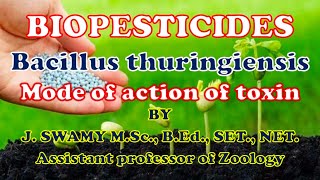 BIOPESTICIDES BACILLUS THURINGIENSIS [upl. by Nevram]