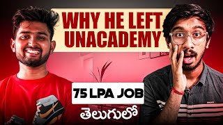 Tharun Speaks About Upskilling Money Freelancing Youtube and Job🔥Telugu Podcast [upl. by Llohcin]