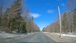 Petawawa 5 Driving to town Beautiful Sunny day driving ON CA [upl. by Harobed]