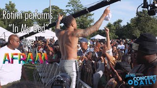 Rotimi performs quotIn My Bedquot live 2022 Baltimore AFRAM [upl. by Ahsieuqal276]