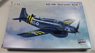 Sword 172 AD4WSkyraider AEW1 In Box Review [upl. by Barbaraanne]