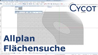 Flächensuche und Flächensuche mit Hilfspunkteingabe in Allplan [upl. by Ahsinuq]